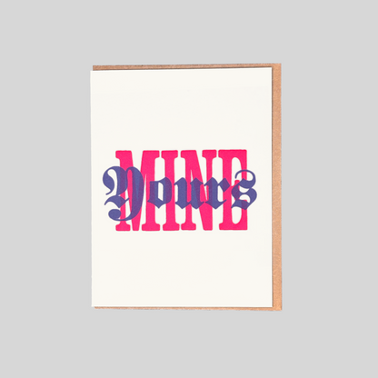 MINE / YOURS